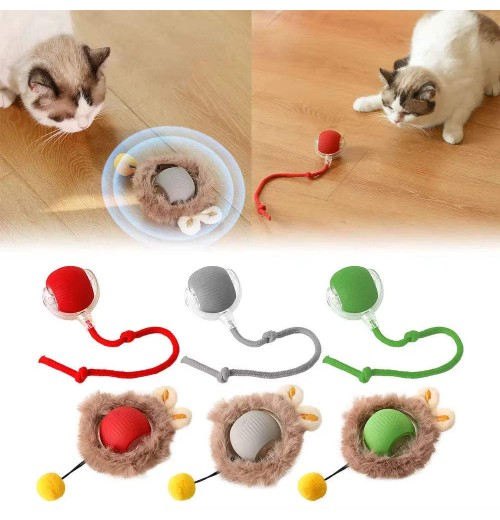 Automatic Pet Smart Interactive Self Electric Moving Chase Cat Rolling Ball Toy for Cats and Dogs Automatic Pet Smart Interactive Self Electric Moving Chase Cat Rolling Ball Toy for Cats and Dogs