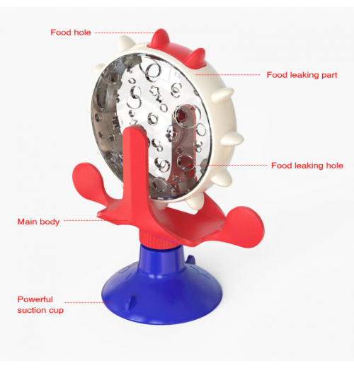 Popular Cats Slow Feeder IQ Training Interactive Leak Food Cat Toys Windmill Turntable Cat Dog Food Dispenser Toy Popular Cats Slow Feeder IQ Training Interactive Leak Food Cat Toys Windmill Turntable Cat Dog Food Dispenser Toy