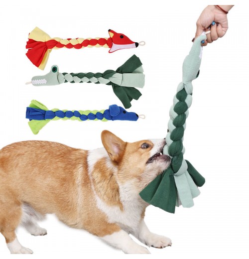 Direct factory interactive dog toy Animal Design Dog Fleece Rope Teaser Toy Replacement to Chase and Tug Interactivet dog Chew Direct factory interactive dog toy Animal Design Dog Fleece Rope Teaser Toy Replacement to Chase and Tug Interactivet dog Chew