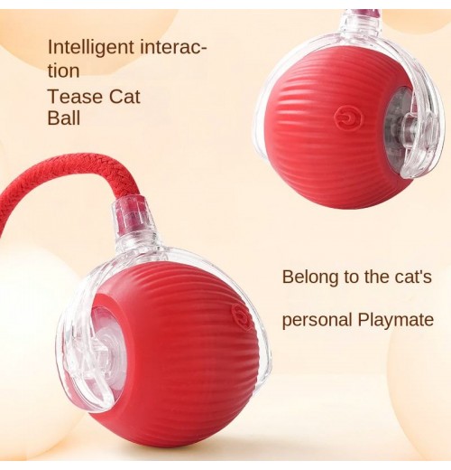 Automatic Cat Ball Toy Explosive Cross-Border Bite-Resistant Jumping Ball Silica Self-Entertainment Artifact Boredom Relief Dogs Automatic Cat Ball Toy Explosive Cross-Border Bite-Resistant Jumping Ball Silica Self-Entertainment Artifact Boredom Relief Dogs