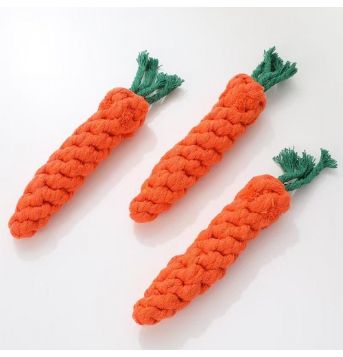 Wholesale Pet Dog Bite Chew Toys Carrot Cotton Rope Toys Dog Clean Teeth Molars Bite Resistant Knot Pet Toys Wholesale Pet Dog Bite Chew Toys Carrot Cotton Rope Toys Dog Clean Teeth Molars Bite Resistant Knot Pet Toys