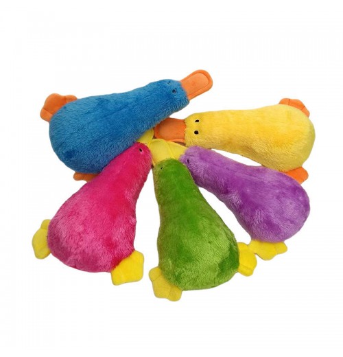 Pet Duck Shape Dog Plush Toy Grinding Teeth Cleaning Bite Resistant Chew Training Cat Squeaky Toy Pet Duck Shape Dog Plush Toy Grinding Teeth Cleaning Bite Resistant Chew Training Cat Squeaky Toy