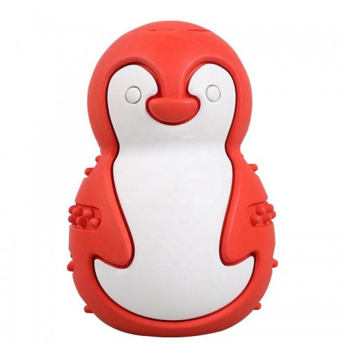 New Design Durable Cute Natural Rubber Food Dispensing dog Chew toy With Squeaker New Design Durable Cute Natural Rubber Food Dispensing dog Chew toy With Squeaker