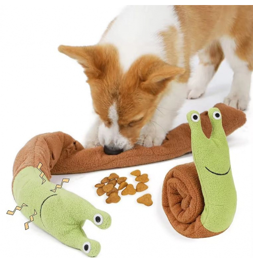 Pet Sniffing Plush Snails Tibetan Food Puzzle Interactive Cat Dog Puzzle Toy Feeder Dog Squeak Toys Pet Sniffing Plush Snails Tibetan Food Puzzle Interactive Cat Dog Puzzle Toy Feeder Dog Squeak Toys