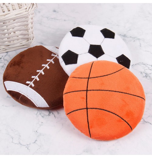 Eco-Friendly Cat Dog Toy Plush Spherical Frisbeee Bite-Resistant Molar Sounds Cloth Material Pet Throwing Supplies Eco-Friendly Cat Dog Toy Plush Spherical Frisbeee Bite-Resistant Molar Sounds Cloth Material Pet Throwing Supplies